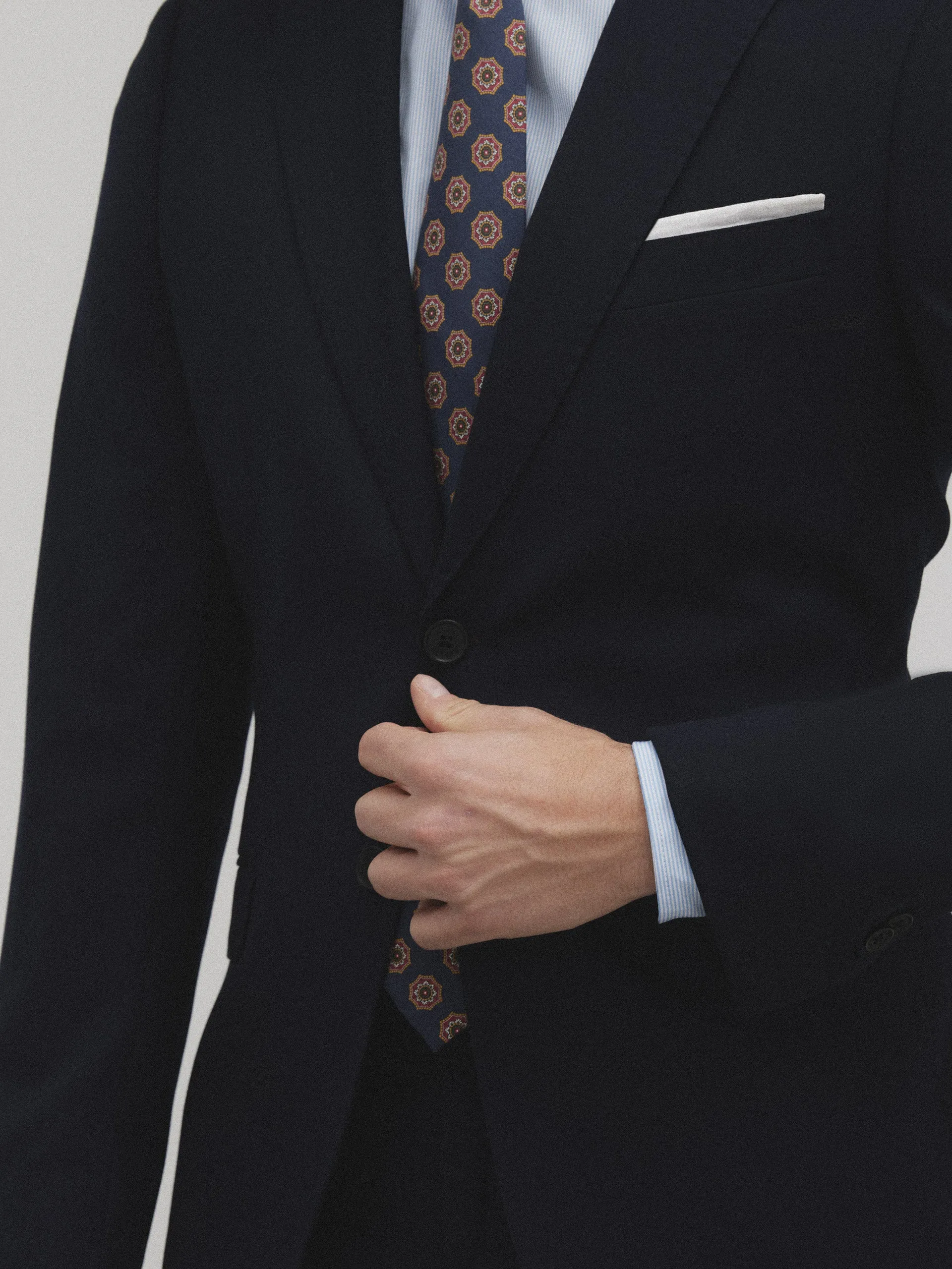 Americana traje essential azul marino