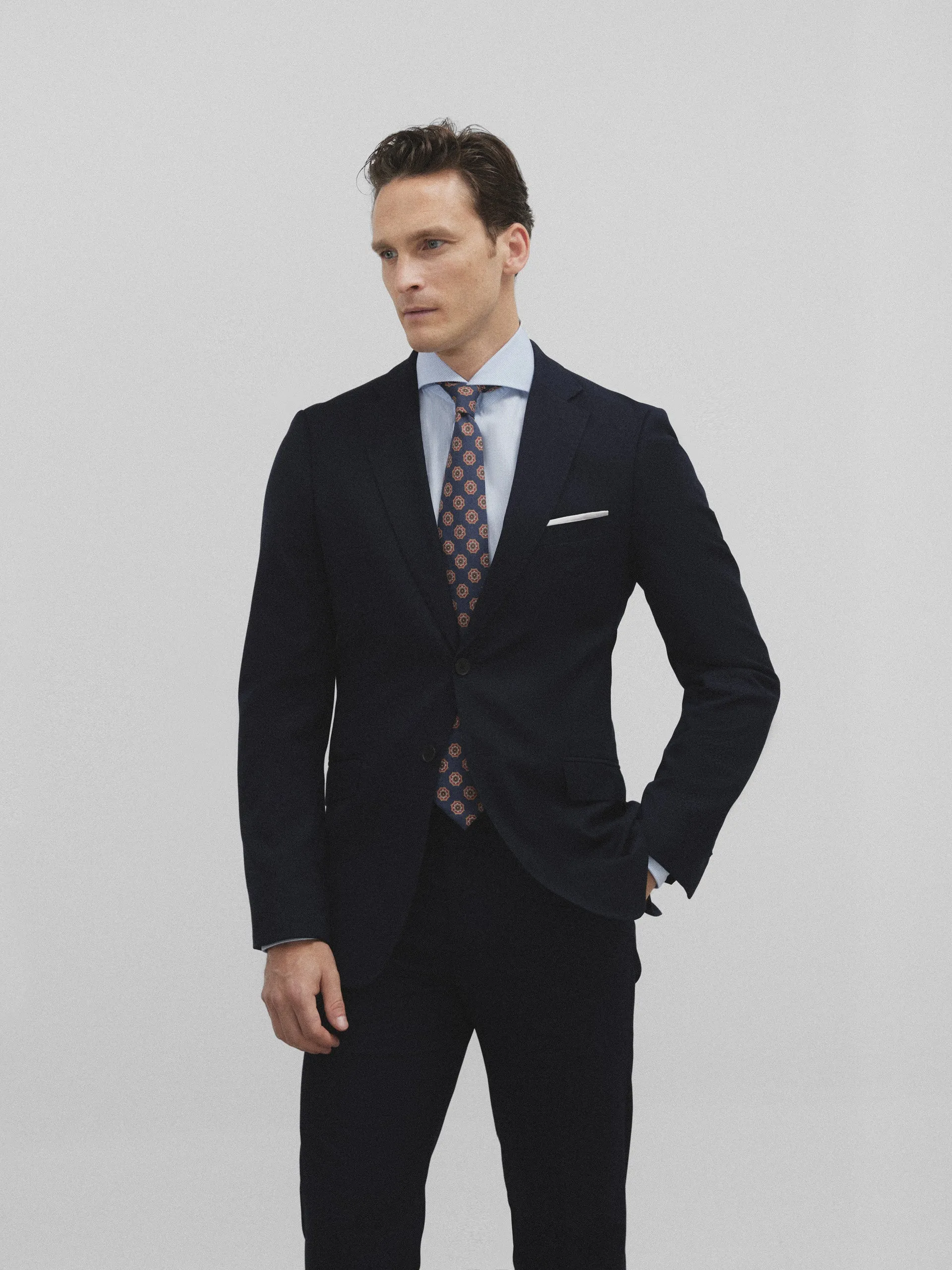 Americana traje essential azul marino