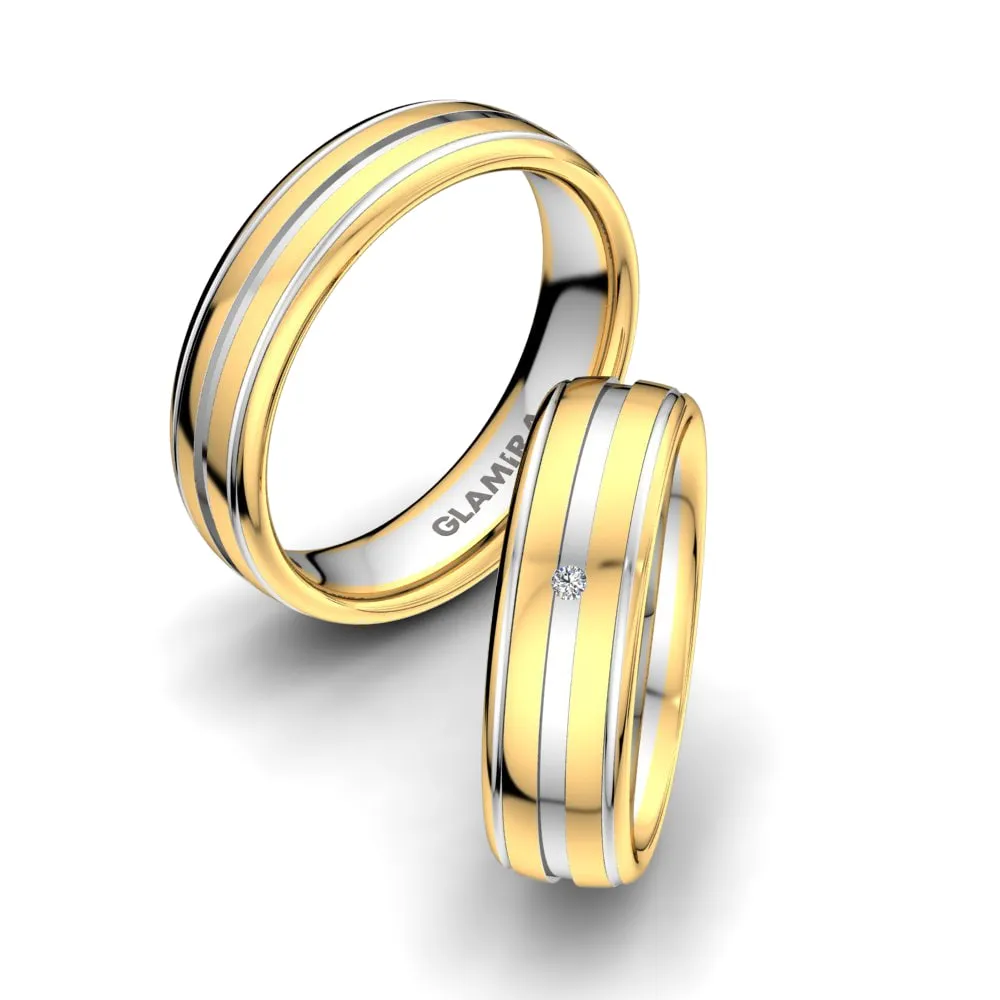 Anillo de boda Elegant Destiny 6 mm