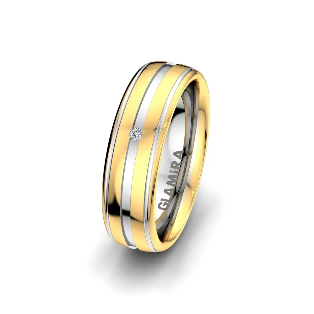 Anillo de boda Elegant Destiny 6 mm