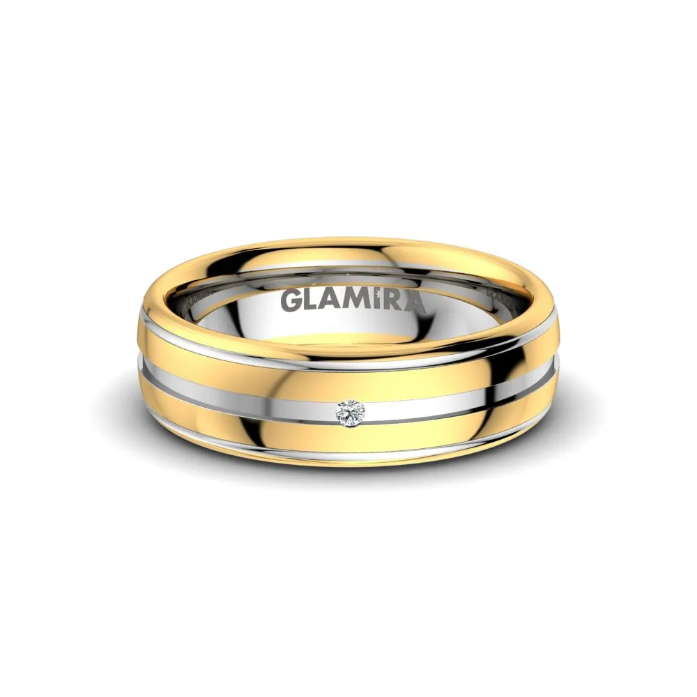 Anillo de boda Elegant Destiny 6 mm