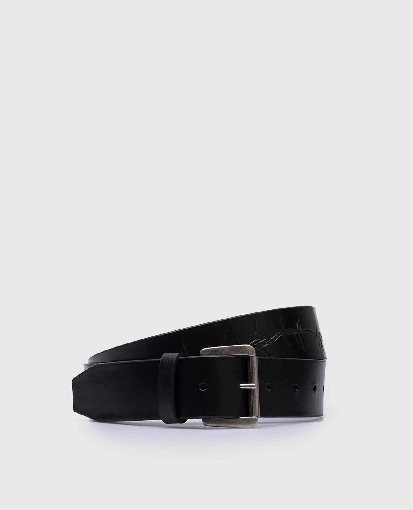Ann Demeulemeester Dieter black leather belt