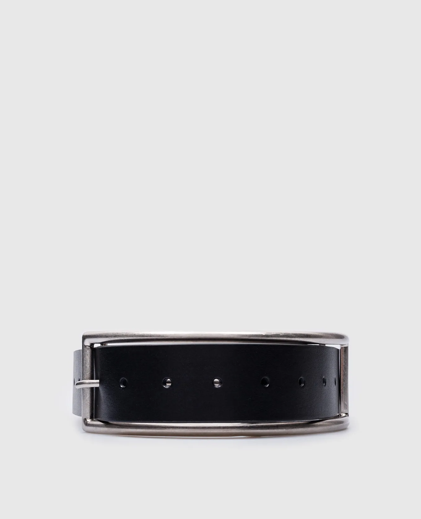 Ann Demeulemeester Igna black leather belt
