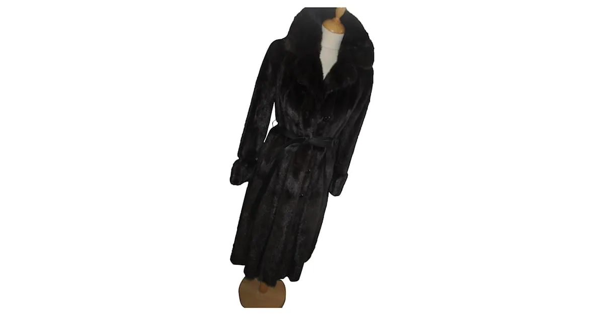 Autre Marque Abrigos, Ropa de calle Marrón oscuro 