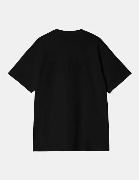 CAMISETA CARHARTT LABEL SCRIPT  BLACK