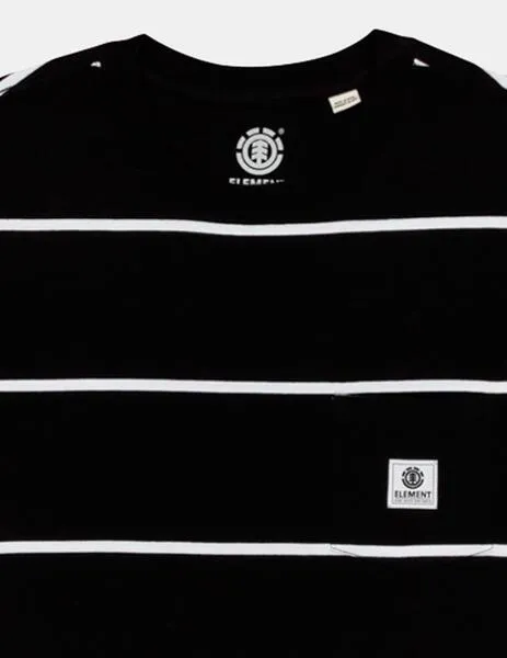 CAMISETA ELEMENT BASIC POCKET LABEL ANTHRACITE