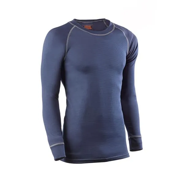 CAMISETA TERMICA POLIESTER AZUL TALLA M