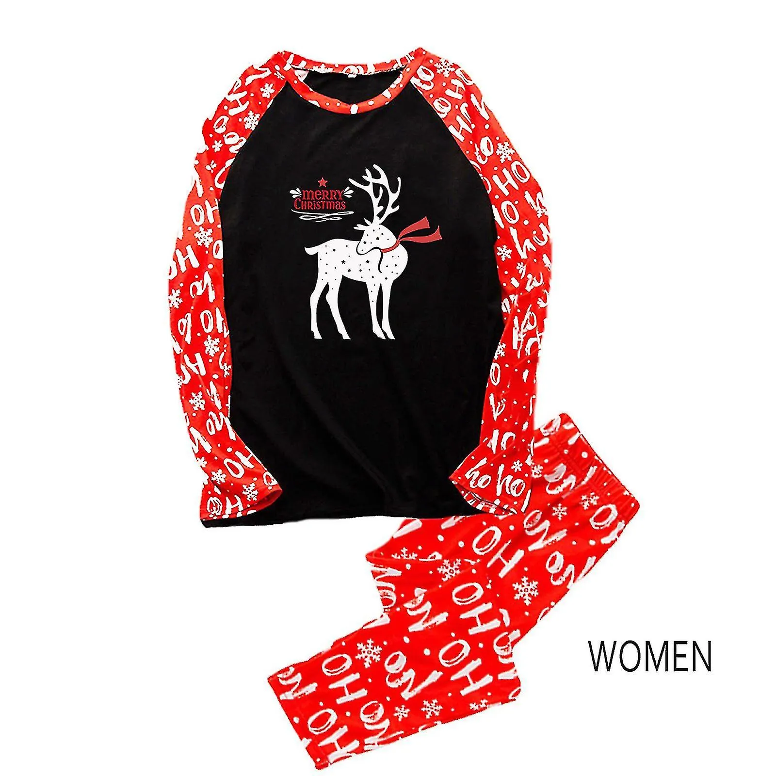 CHRISTMAS PARENTCHILD WEAR FASHION ELK PRINT FAMILY PAJAMAS HOME SERVICE PARENTCHILD SUIT MOM