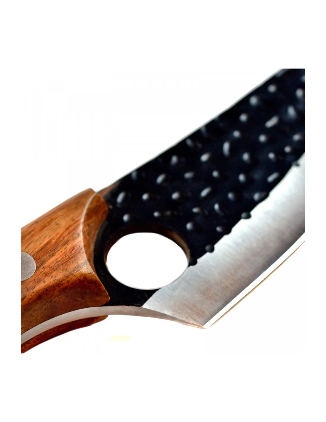 Cuchillo Cheff Serbio con funda y correa, 28 cm.
