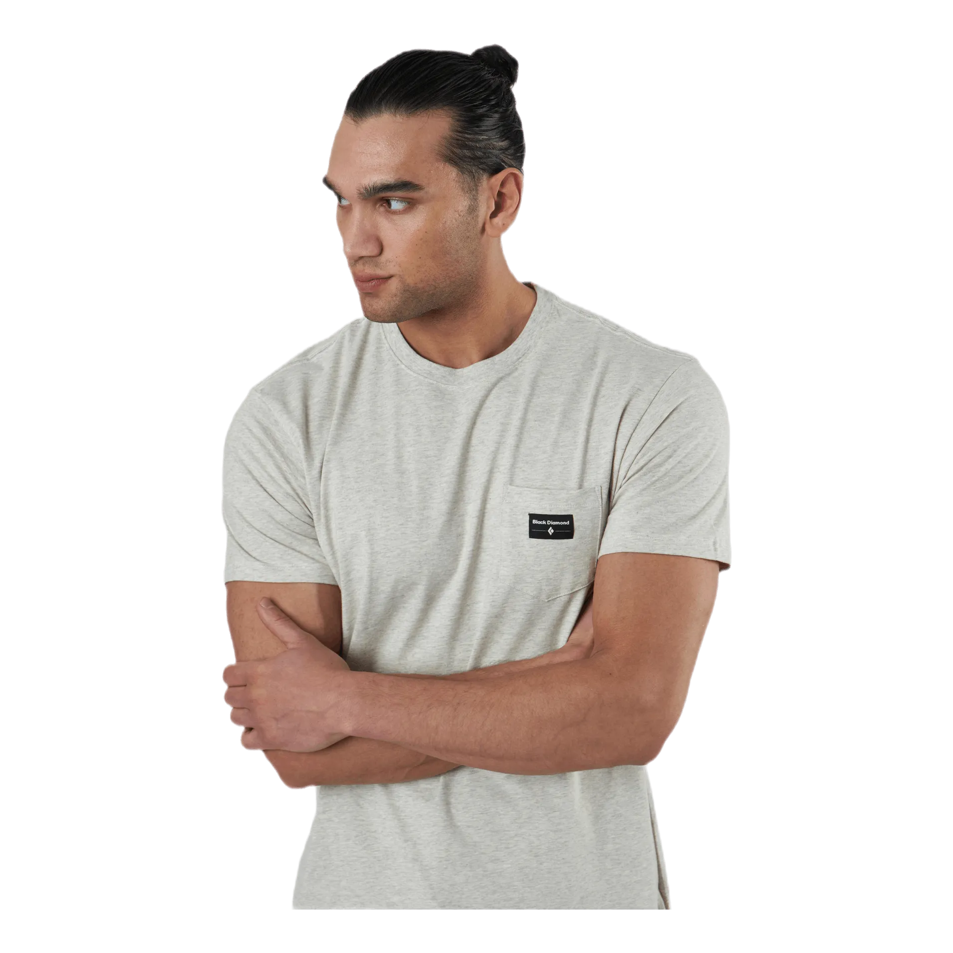 Diamante Negro Pocket Label Tee White