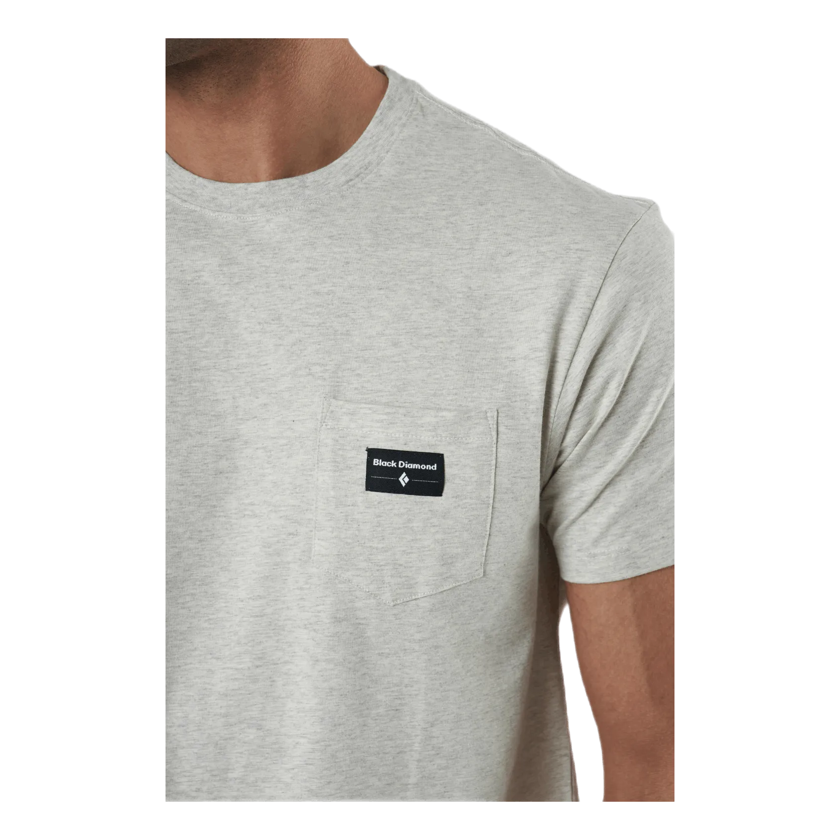 Diamante Negro Pocket Label Tee White