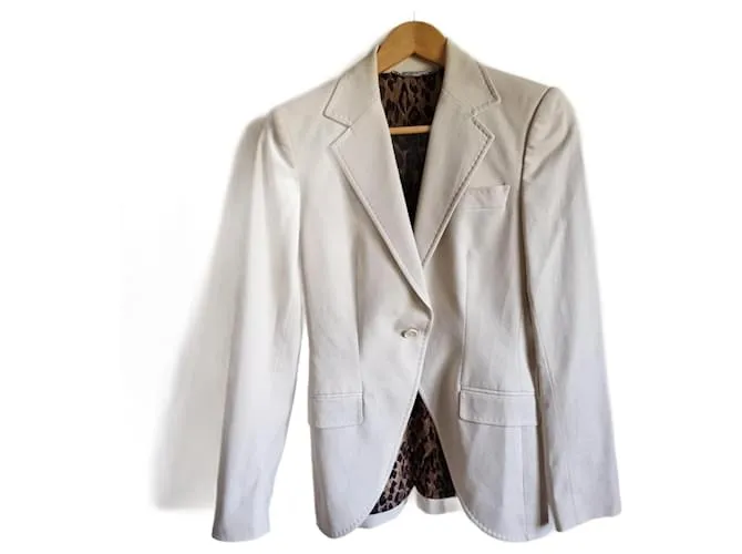 Dolce & Gabbana Chaqueta clásica Beige 