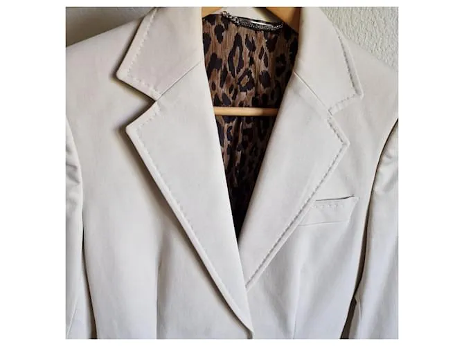 Dolce & Gabbana Chaqueta clásica Beige 