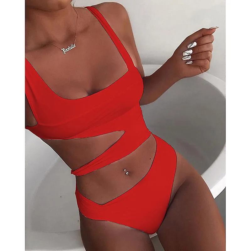 Een Stuk Badpak 2021 Sexy Zwart Wit Solid Badmode Vrouwen Badpak Push Up Badpak Beach Wear Monokini