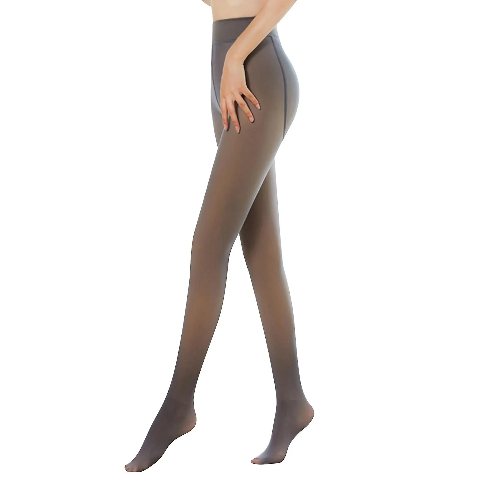 FAKE SEETHROUGH PANTYHOSE LEGGINGS HIGH ELASTICITY COMFY WARM PANTS FOR DAILY WEAR