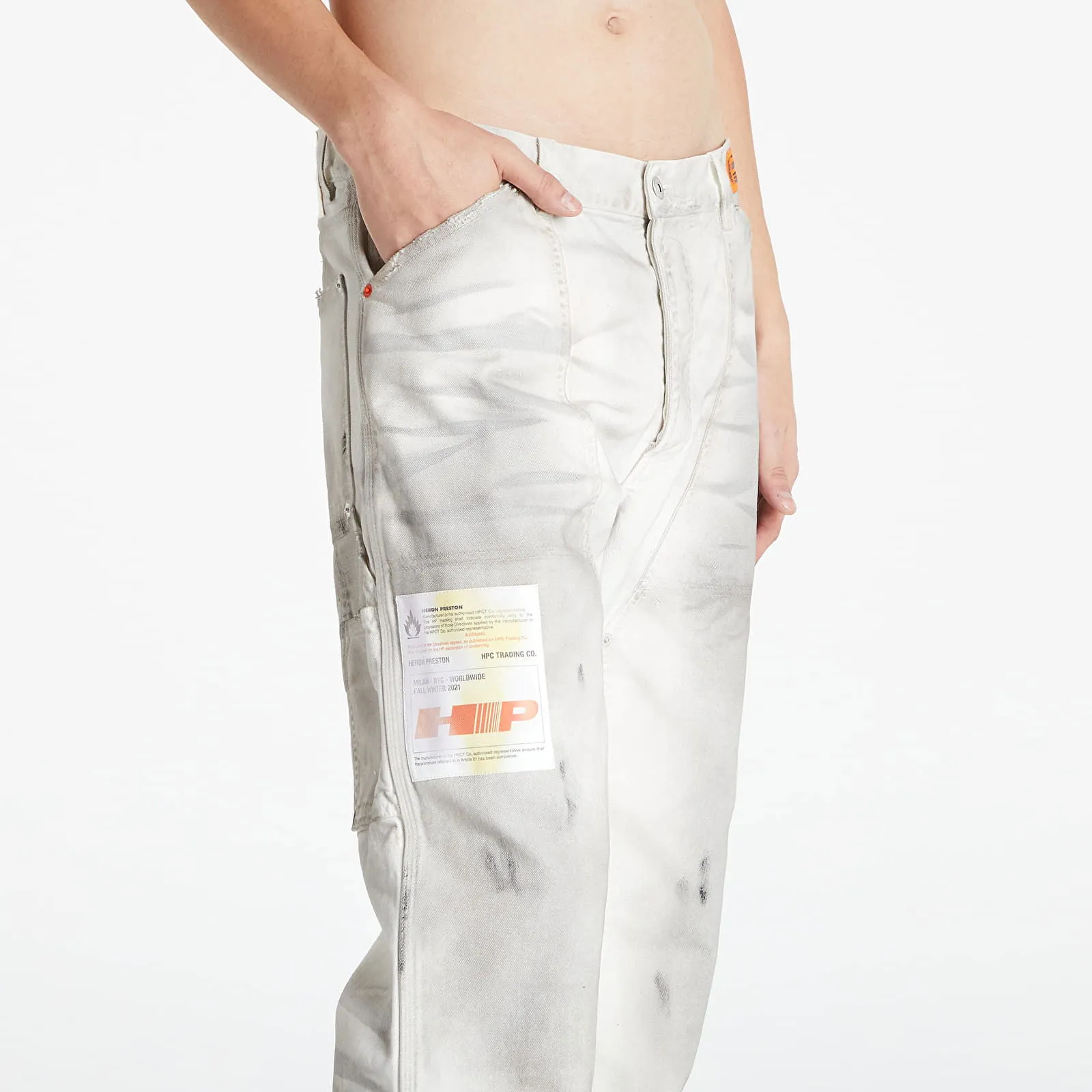 HERON PRESTON Label Dirt Wash Carpenter