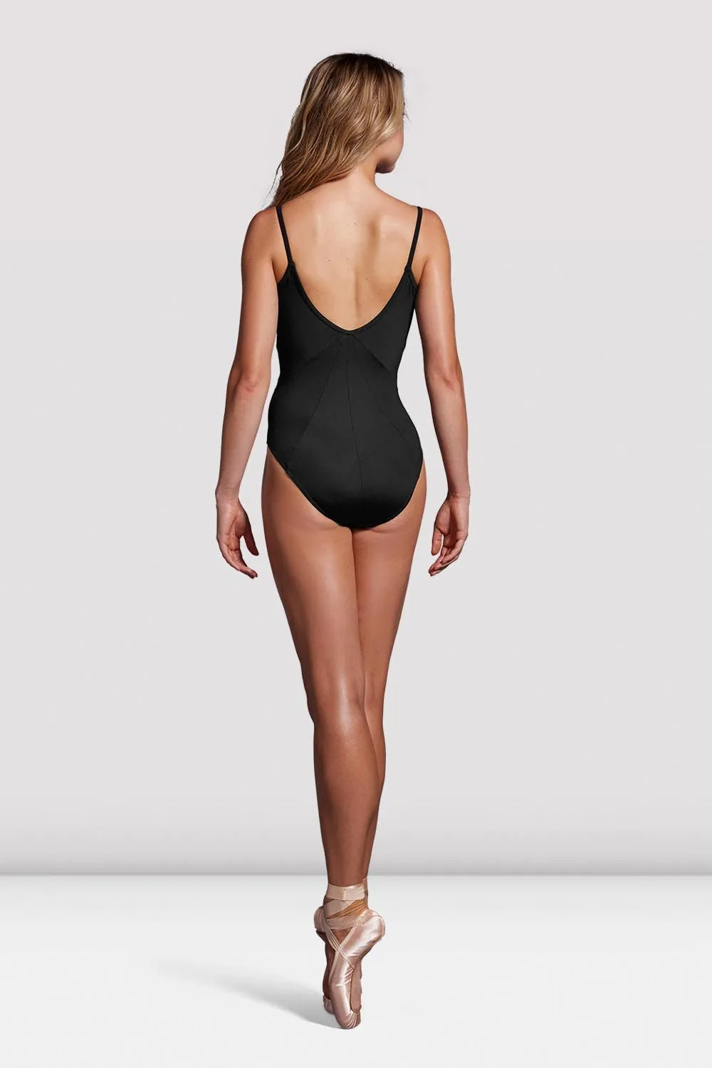 LADIES MIRELLA BLACK LABEL RUCHED VNECK LEOTARD