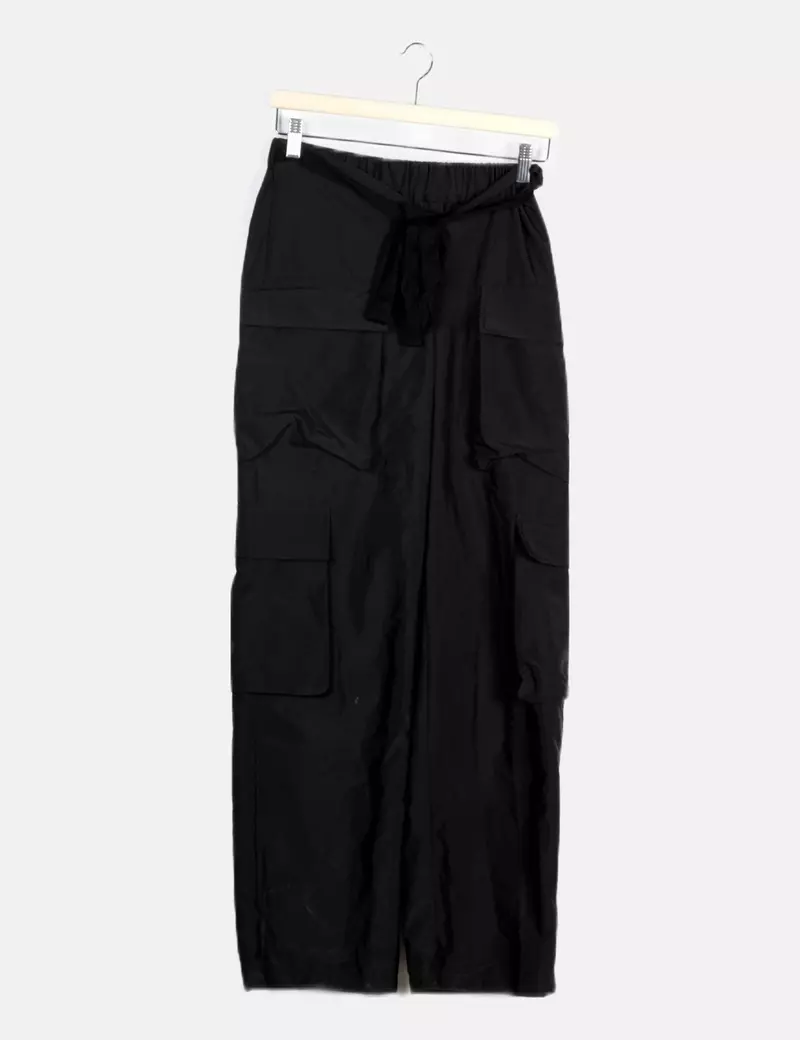 NoName Pantalón cargo negro