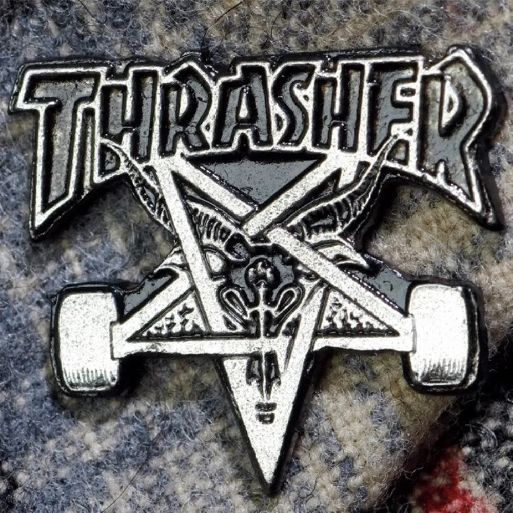 SKATEGOAT LABEL PIN