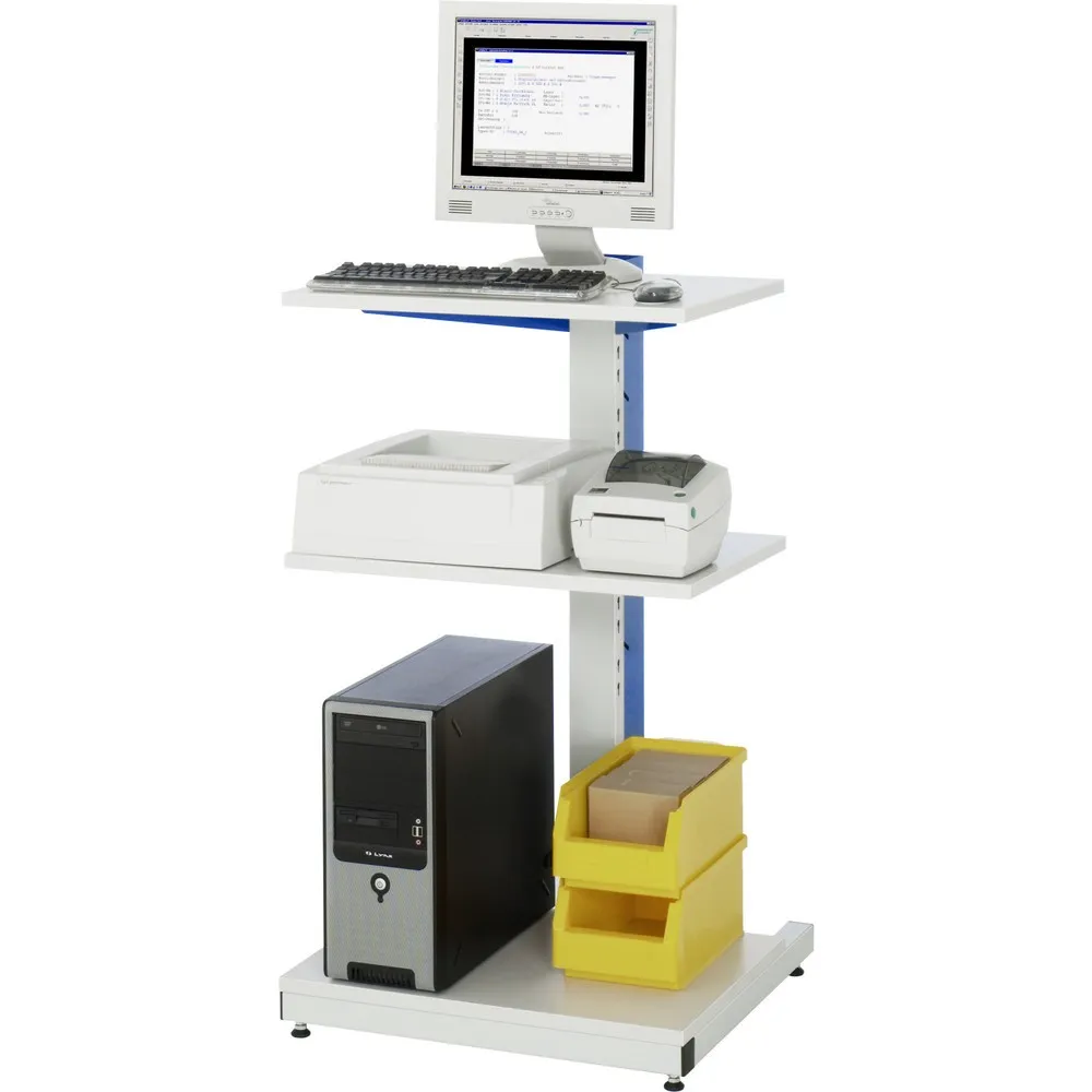 Soporte de ordenador RAU, H x A x F 1.140 x 650 x 650 mm