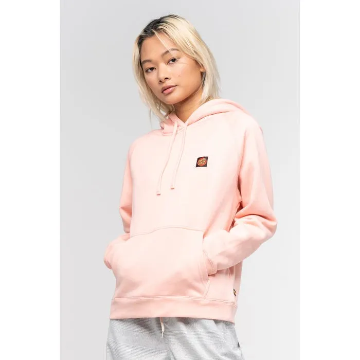 SUDADERA SANTA CRUZ MUJER CON CAPUCHA CLASSIC LABEL HOOD BLOSSOM REF. SCAWHD0483 ROSA PALO