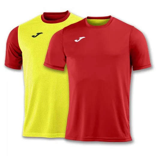 TSHIRT COMBI REVERSIBLE REDYELLOW S/S