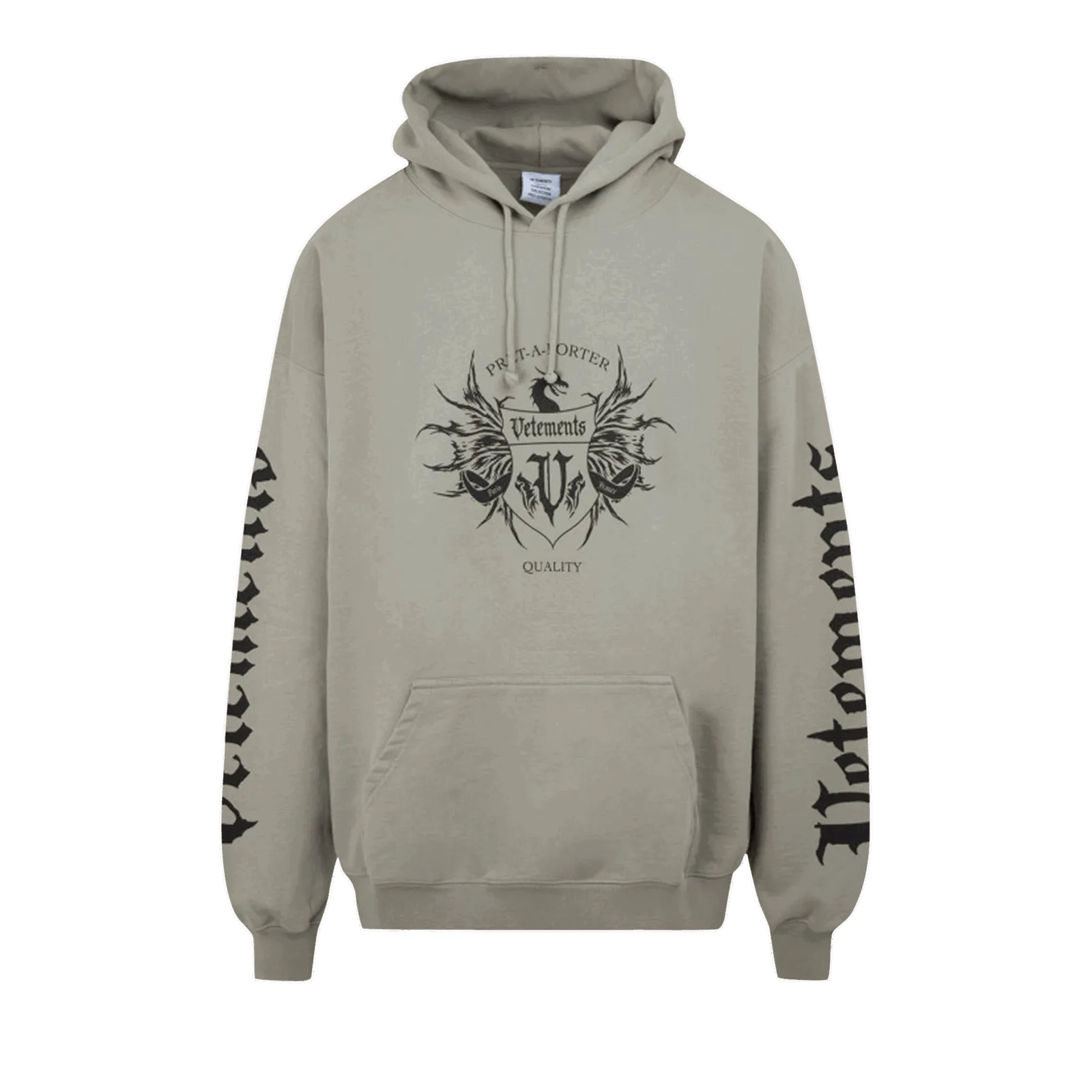 VETEMENTS Black Label Logo Hoodie