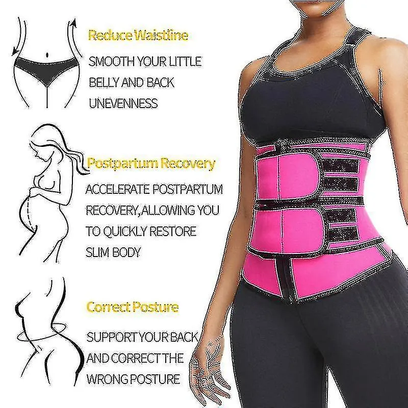 Waist Trim Belt Women's Sauna Wear Sweat Wrap Trainer Slimming Cincher Body Shaper