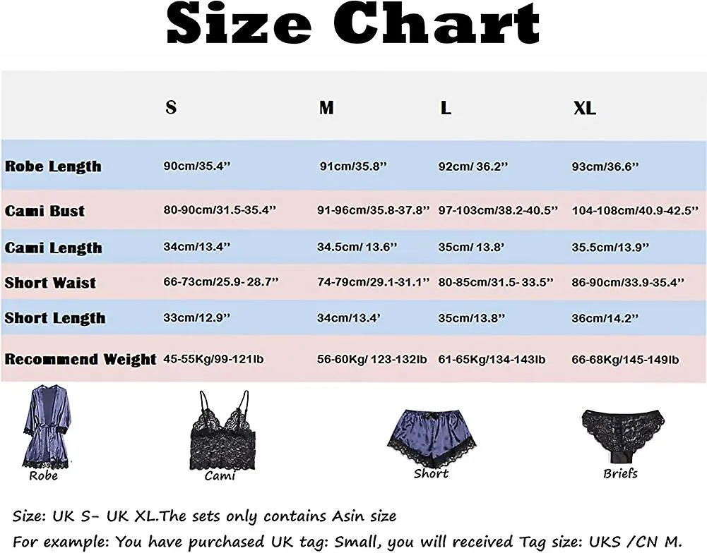 Women Ladies Sexy Silk Satin Pyjamas Set Nightwear Home Wear Sleepwear Lace Acsergery Gift