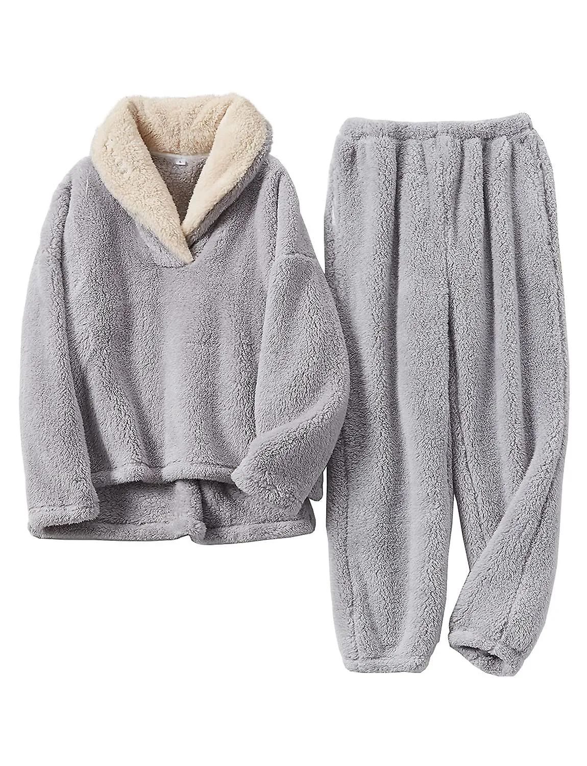 Women's Pyjama Sets Ladies Loungewear Pyjamas for Women Comfy Warm Soft Womans Lounge Wear Sets Nightwear Fluffy Fleece Wome