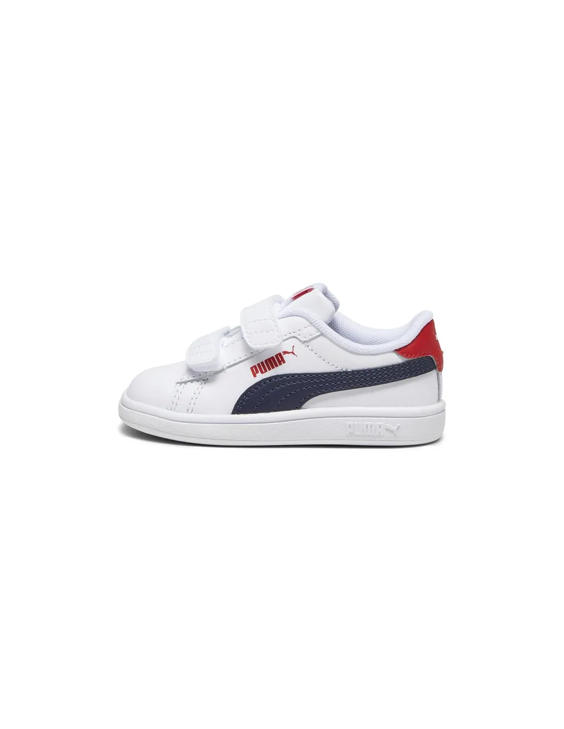 Zapatillas de Puma Smash 3.0 L V I Infantil Blanco