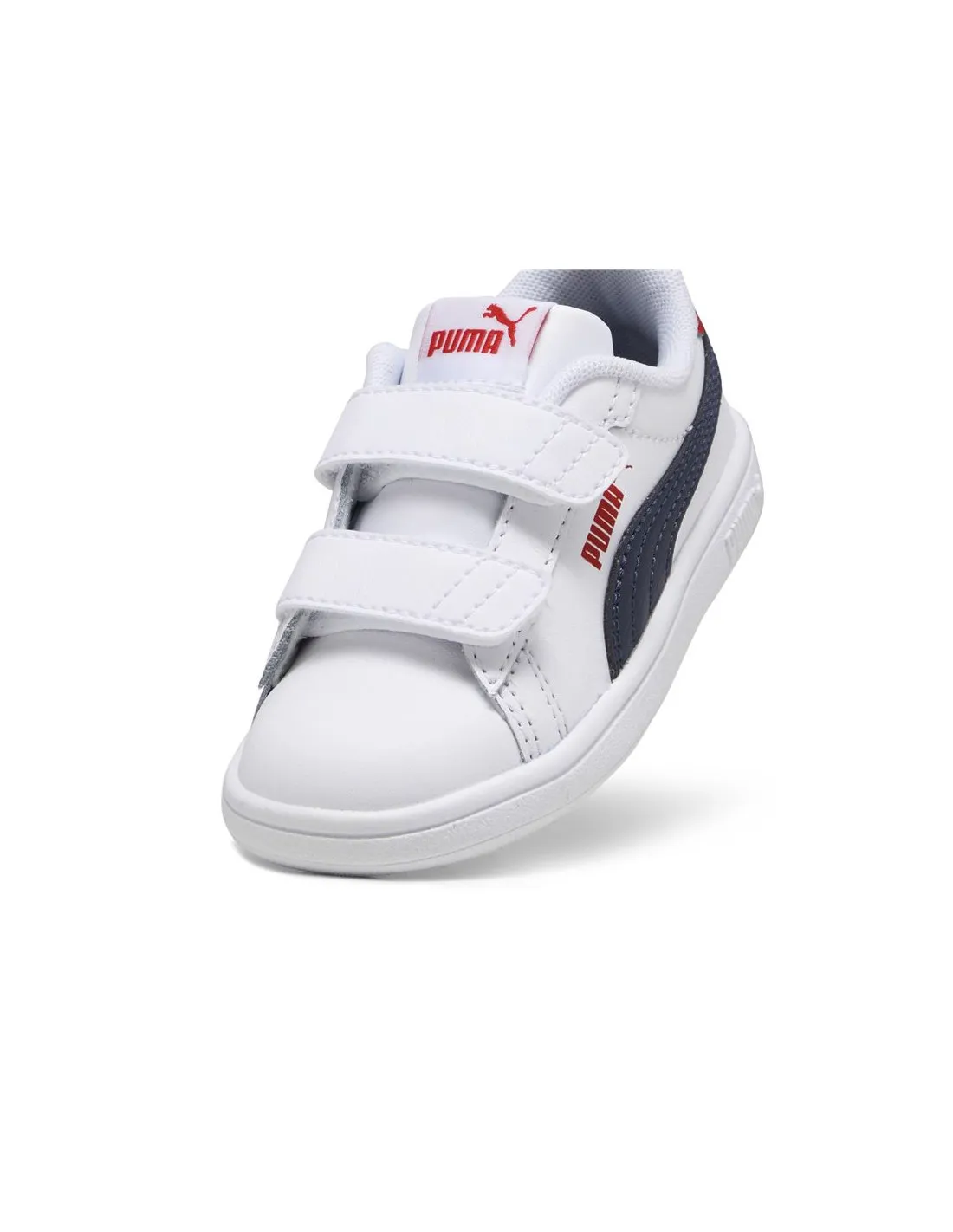 Zapatillas de Puma Smash 3.0 L V I Infantil Blanco